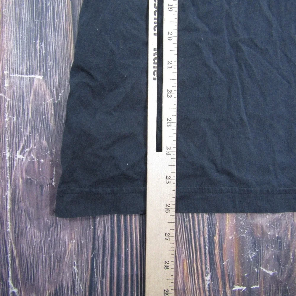Nike Polo‎ Shirt Mens M Black Solid 100% Cotton Collared Casual Knit Top Logo